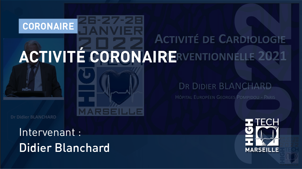 Activité coronaire – Didier Blanchard