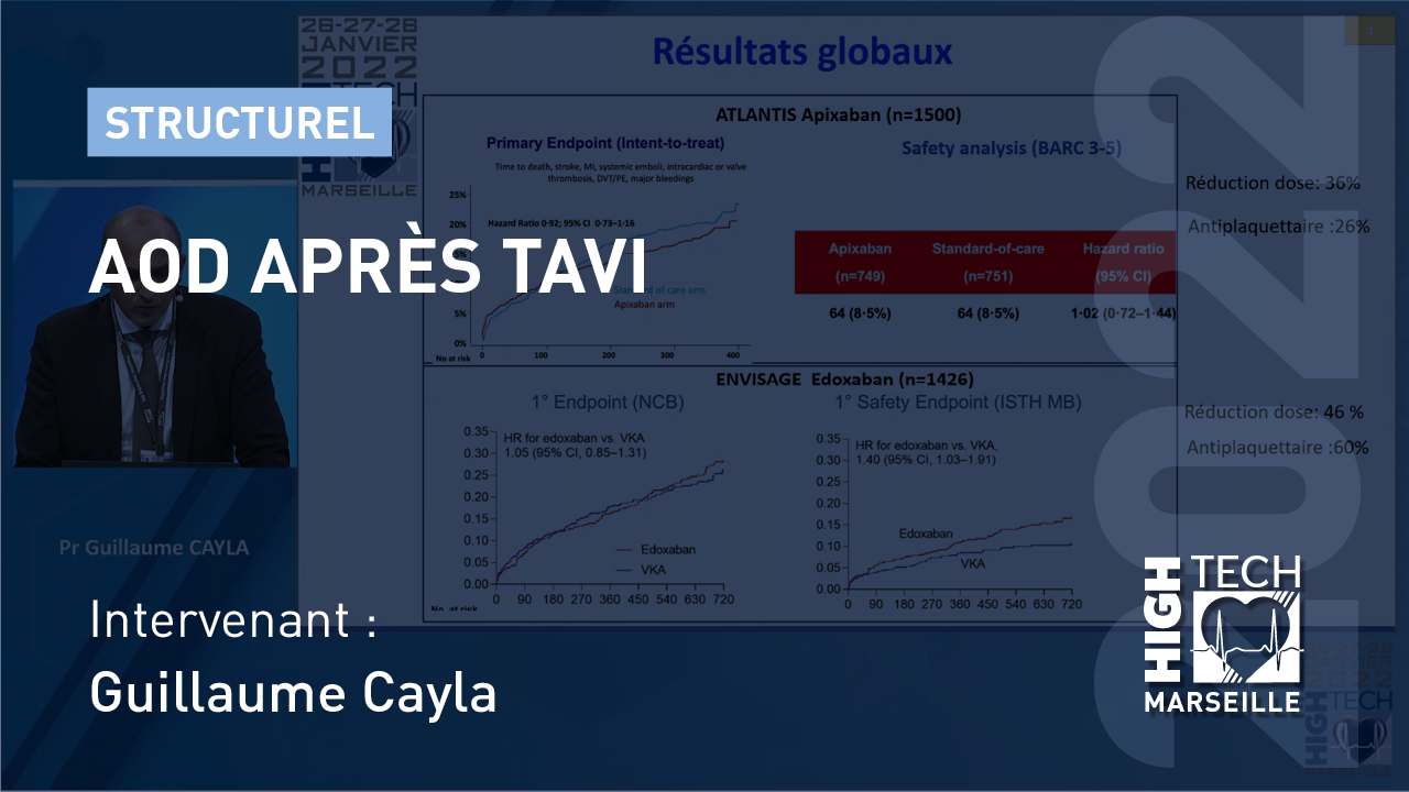 AOD après TAVI – Guillaume Cayla