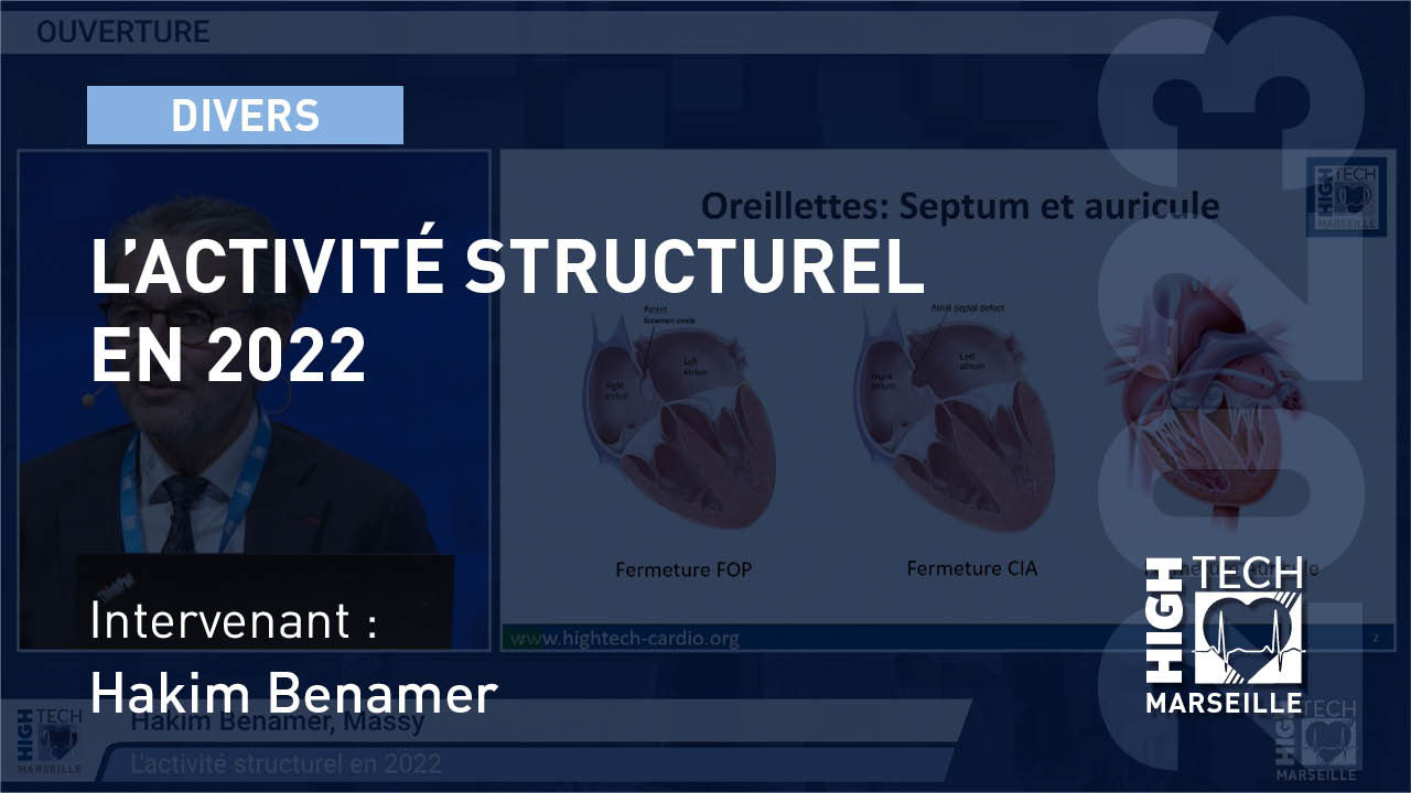 L’activité structurel en 2022 – Hakim Benamer