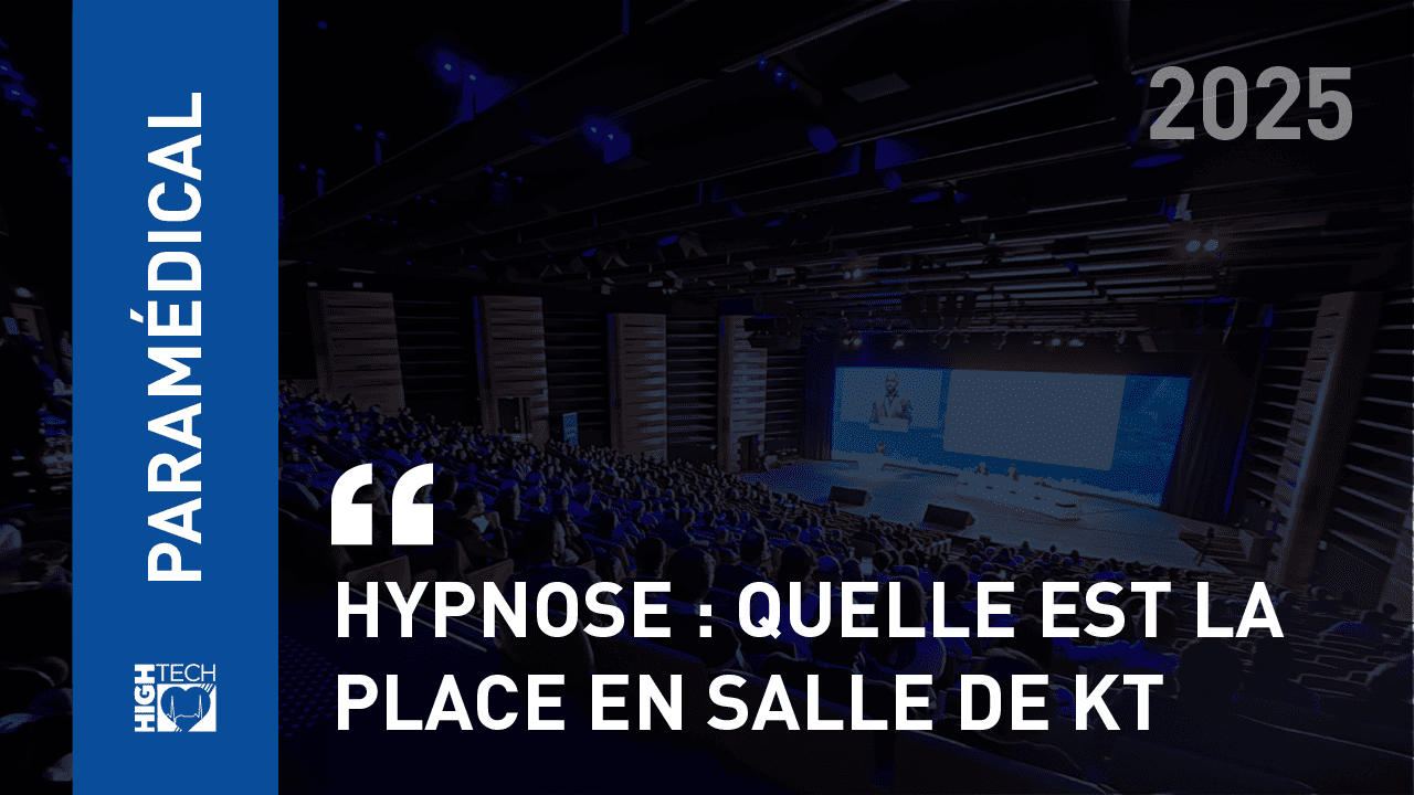 Hypnose : quelle est la place en salle de KT – Vincent Le Révérend