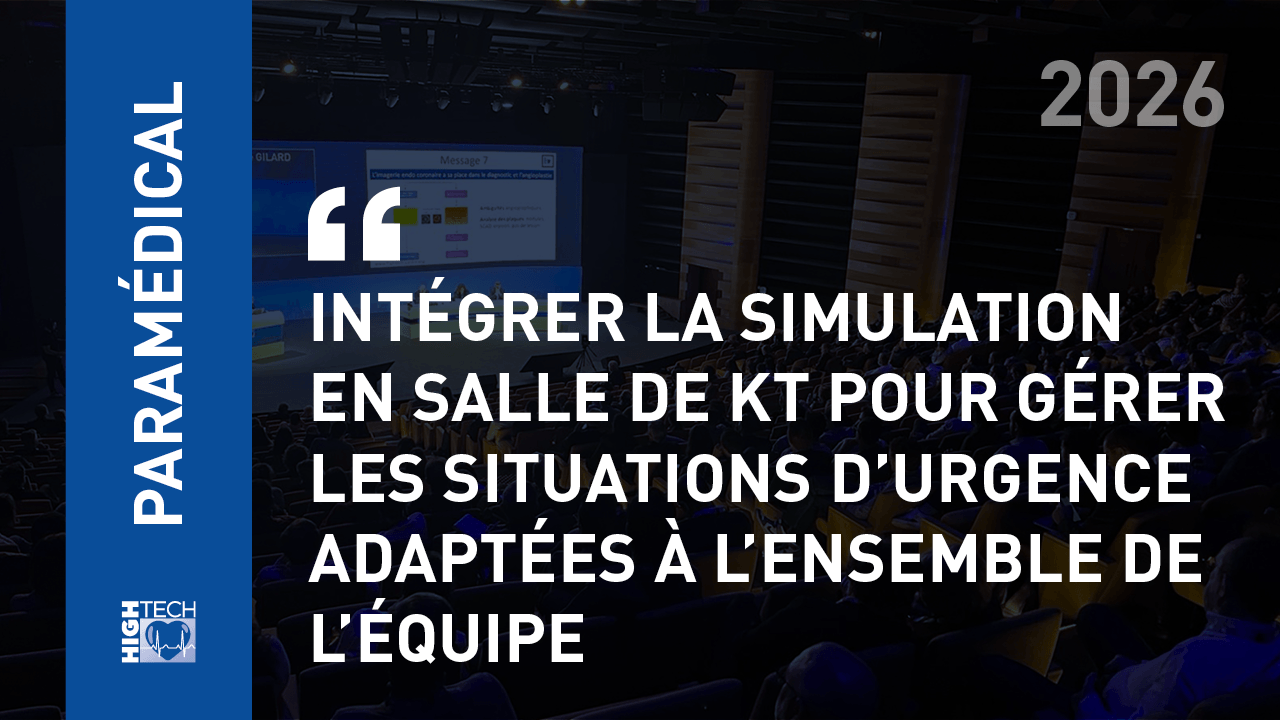 Intégrer la simulation en salle de kt pour gérer les situations d’urgence adaptées à l’ensemble de l’équipe – Fanny Villanova